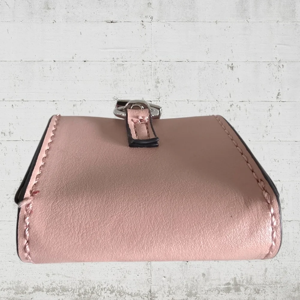 Nine West Blush AirPods Case & Card Holder Keychain Set